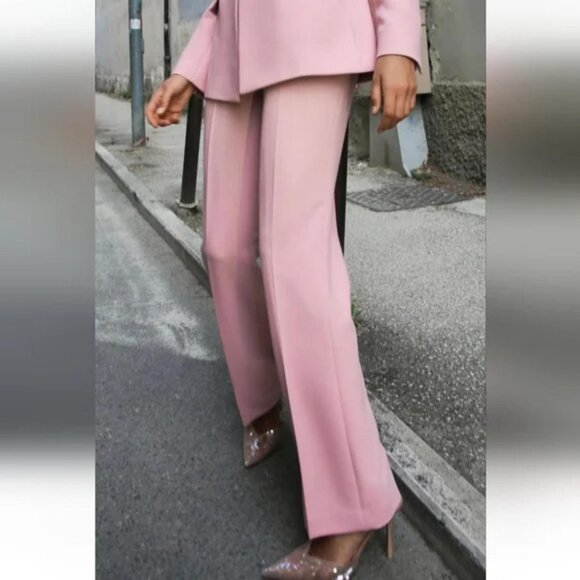 ZARA FLARED HIGH WAIST PANTS - Picture 6 of 6